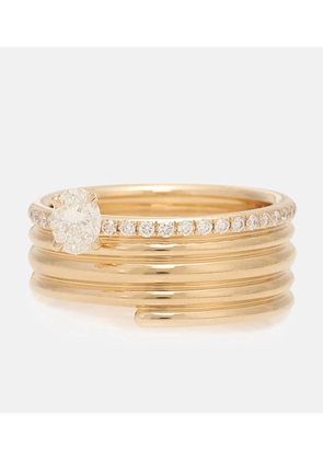Repossi Blast 18kt rose-gold ring with diamonds
