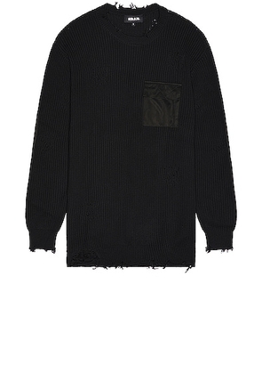 SER.O.YA Devin Sweater in Black - Black. Size L (also in M, S, XL).