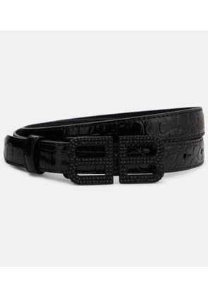 Balenciaga BB leather belt