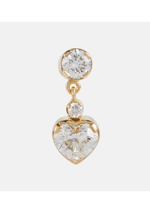 Sophie Bille Brahe Chambre Diamant 18kt yellow gold single earring with diamonds
