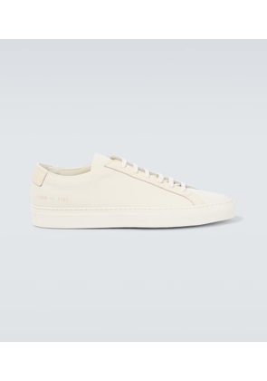 Common Projects Achilles leather and canvas sneakers
