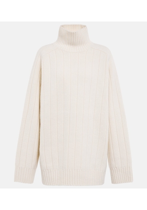 Toteme Ribbed wool and cashmere sweater