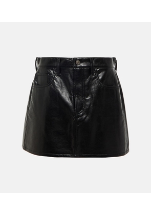 Citizens of Humanity Faux leather miniskirt