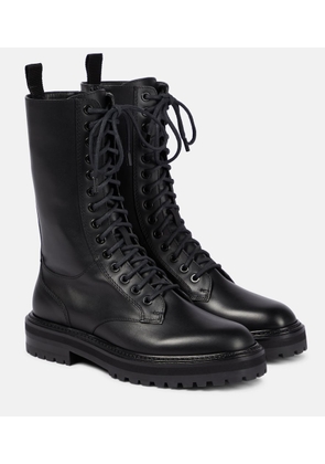 Jimmy Choo Cora leather combat boots