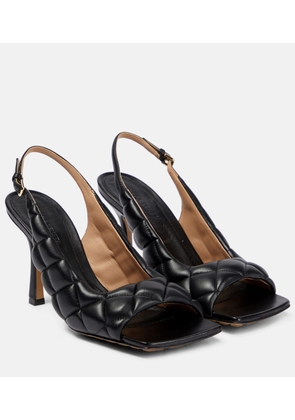 Bottega Veneta Padded leather slingback sandals