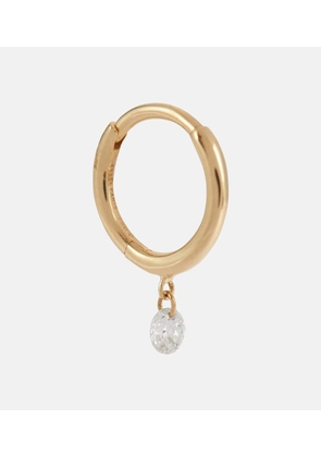 Persée 18kt yellow gold and diamond single earring