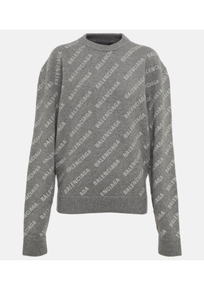 Balenciaga Logo cashmere sweater