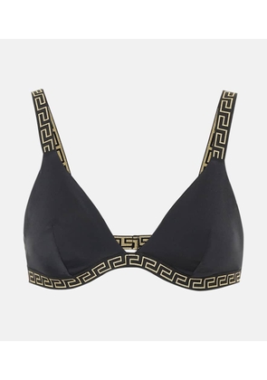 Versace Greek Key bikini top