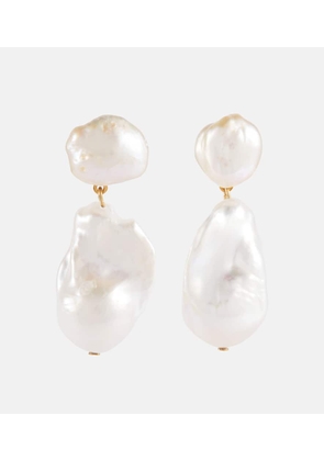 Jennifer Behr Moira freshwater baroque pearl drop earrings