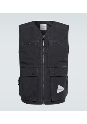 And Wander Zipped vest