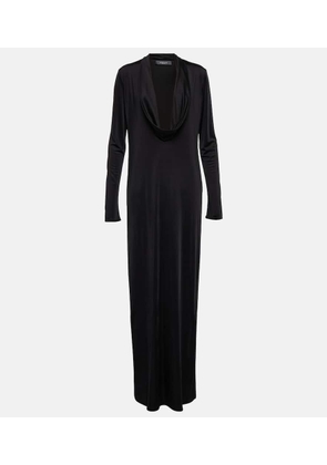 Versace Cowl neck maxi dress