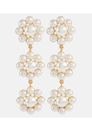 Jennifer Behr Bridal Olive faux pearl drop earrings
