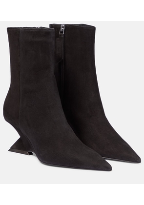 The Attico Cheope suede leather ankle boots 60mm