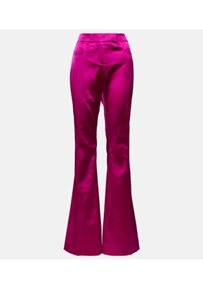 Tom Ford Low-rise flared satin pants