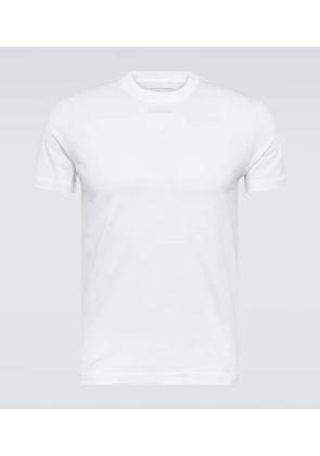 Prada Embellished cotton T-shirt