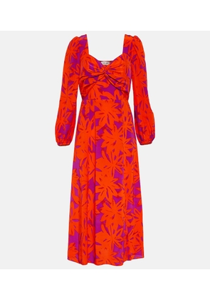 Diane von Furstenberg Evie floral midi dress