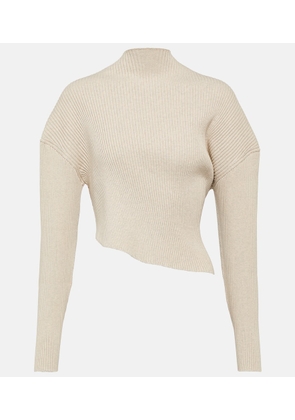The Row Danana ribbed-knit cotton jersey top
