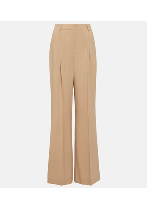 Loro Piana High-rise wide-leg silk-blend pants