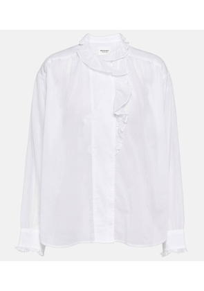 Marant Etoile Pamias ruffled cotton blouse