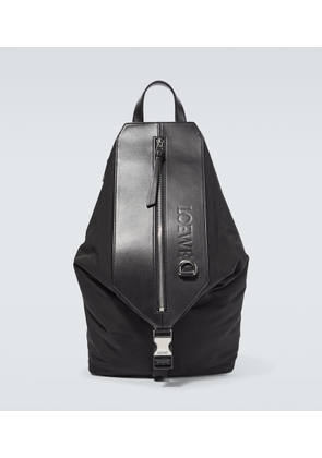 Loewe Leather-trimmed backpack
