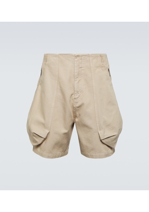 Jacquemus Le Short Cargo Croissant cotton shorts