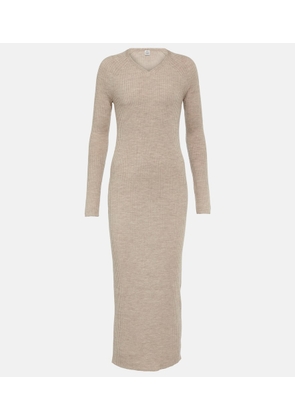 Toteme Ribbed-knit wool maxi dress