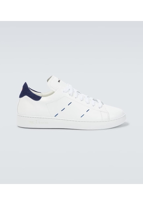 Kiton Stitched leather sneakers
