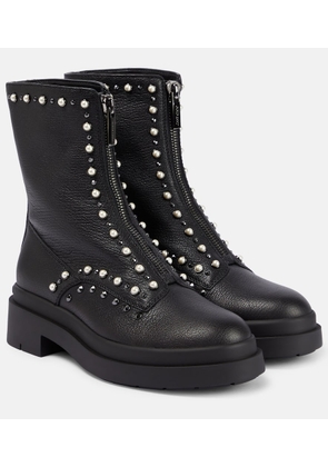 Jimmy Choo Nola embellished leather ankle boots