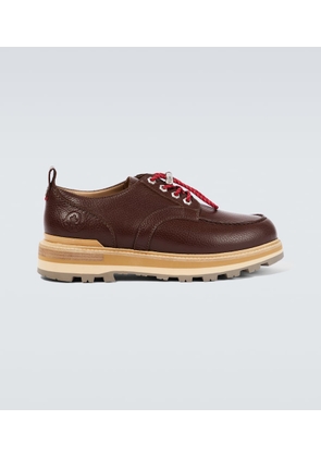 Moncler Peka City leather Derby shoes