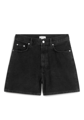 Denim Shorts - Grey
