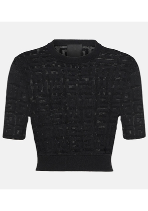 Givenchy 4G jacquard cropped top