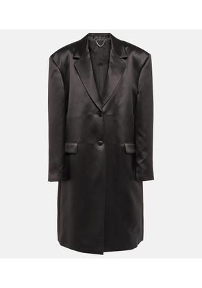 Magda Butrym Silk satin blazer coat