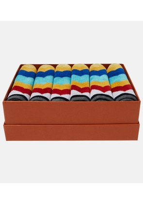 Missoni Cyrus set of 6 Zigzag terry face towels