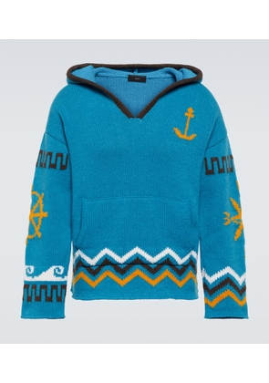 Alanui Nautical virgin wool hoodie