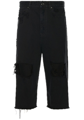 Balenciaga Baggy Shorts in Peach Pitch & Black - Black. Size XL/1X (also in ).