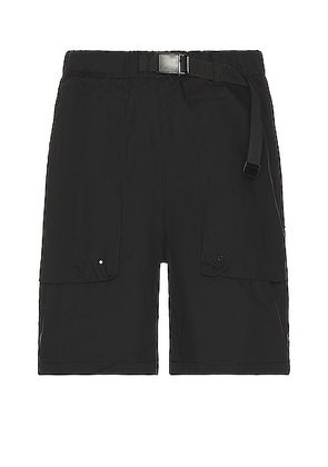 ALPHA INDUSTRIES Belted Pull On Short in Black - Black. Size L (also in ).