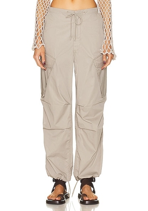 AGOLDE Ginerva Cargo Pant in Drab - Beige. Size L (also in XL).