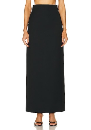 WARDROBE.NYC Column Skirt in Black - Black. Size L (also in M, S, XS, XXS).