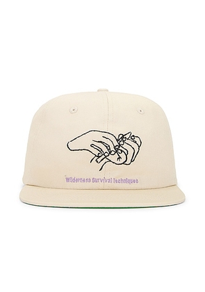 Mister Green Survival Cap in Natural - Neutral. Size all.