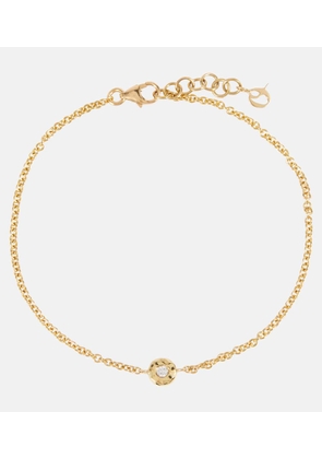 Octavia Elizabeth Nesting Gem 18kt gold bracelet with diamond
