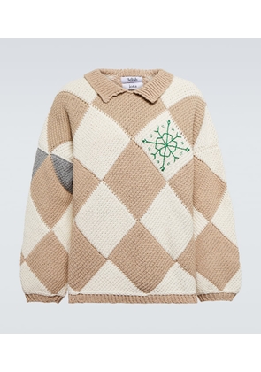 Adish Jacquard cotton sweater