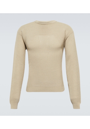 Rick Owens Ribbed-knit cotton sweater