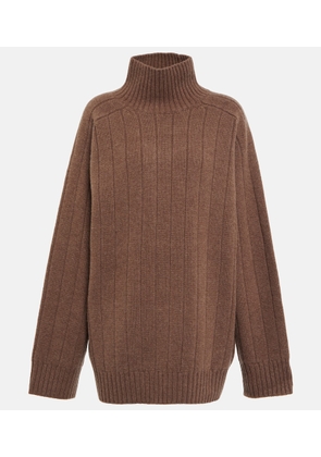Toteme Ribbed-knit wool-blend turtleneck sweater