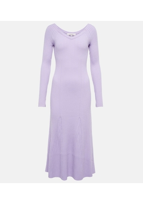 Dorothee Schumacher Ribbed-knit wool-blend midi dress