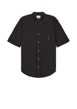 Alexander McQueen Shirt in Black - Black. Size 15 (also in ).