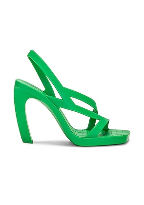 Bottega Veneta Jimbo Slingback Sandal in Parakeet - Green. Size 37 (also in 38, 40, 41).