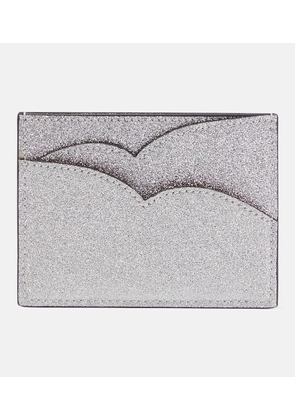 Christian Louboutin Hot Chick glittered leather card holder