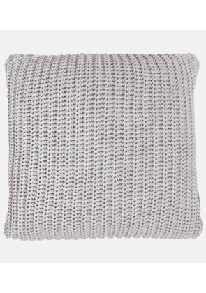 Brunello Cucinelli Cotton-blend knit cushion