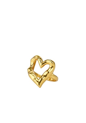 AUREUM Amour Ring in Gold - Metallic Gold. Size 4 (also in 5, 9).