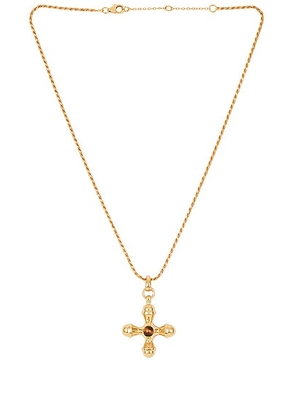 AUREUM Taya Necklace in Gold - Metallic Gold. Size all.